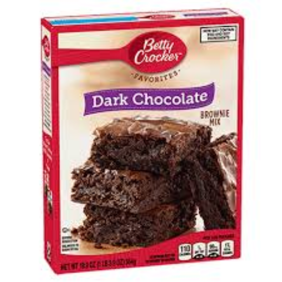 BETTY C.BROWNIE MIX DARK CHOCOLATE 563G